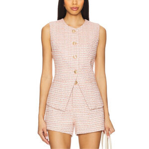 Heartloom 'Emerson' Pink Polyester Vest Size S